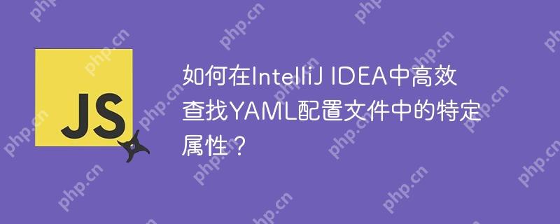 如何在IntelliJ IDEA中高效查找YAML配置文件中的特定屬性？-小浪學(xué)習(xí)網(wǎng)