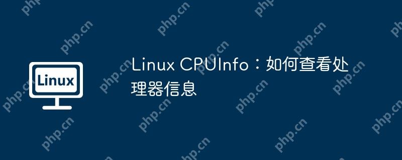 Linux CPUInfo：如何查看處理器信息-小浪學習網