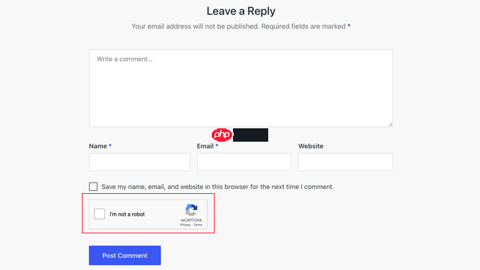 如何輕松地將 reCAPTCHA 添加到 WordPress 評論表單