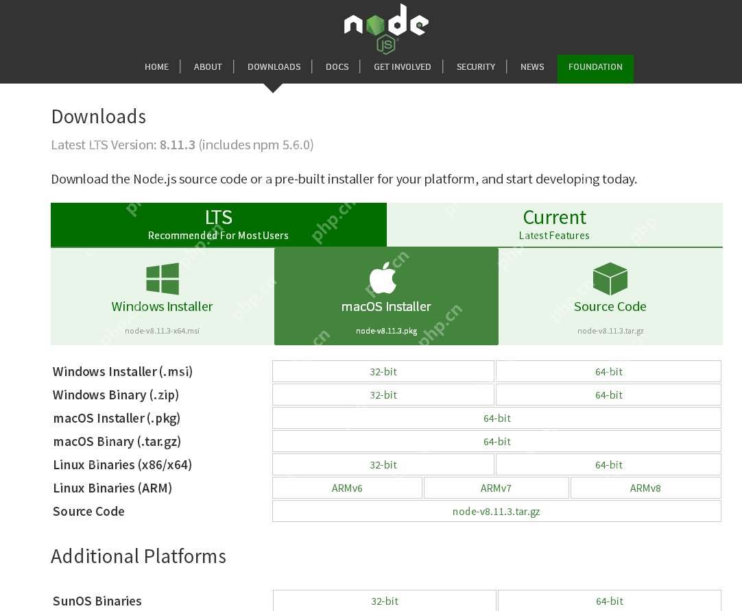 Install Node.js-小浪學習網