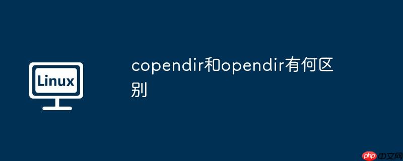 copendir和opendir有何區(qū)別-小浪學(xué)習(xí)網(wǎng)