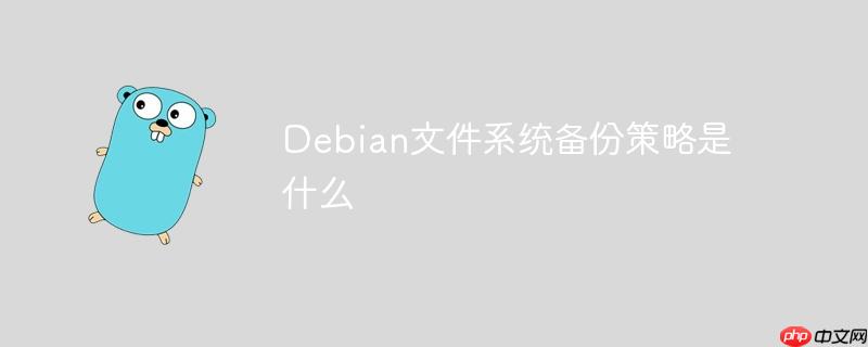 Debian文件系統備份策略是什么-小浪學習網