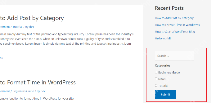 如何在 WordPress 搜索中添加 Ajax 分類過濾器