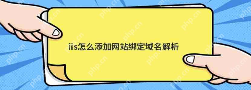 iis怎么添加網站綁定域名解析-小浪學習網