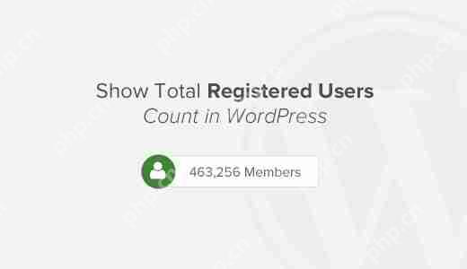 如何在 WordPress 中顯示注冊用戶總數(shù)-小浪學習網(wǎng)