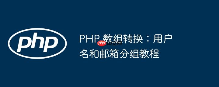 PHP 數(shù)組轉(zhuǎn)換：用戶名和郵箱分組教程-小浪學(xué)習(xí)網(wǎng)