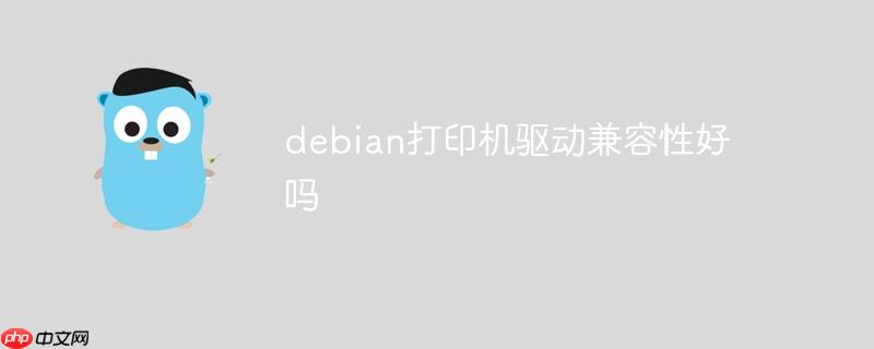 debian打印機驅動兼容性好嗎-小浪學習網